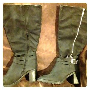 Rue 21 etc! Black boots
